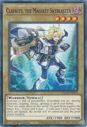 Clavkiys, the Magikey Skyblaster (Common / Short Print) [DAMA-EN010] 1st Edition