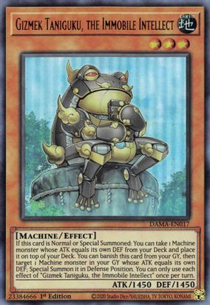 Gizmek Taniguku, the Immobile Intellect (Ultra Rare) [DAMA-EN017] 1st Edition