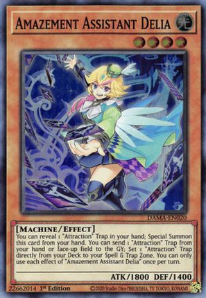Amazement Assistant Delia (Super Rare) [DAMA-EN020] 1st Edition