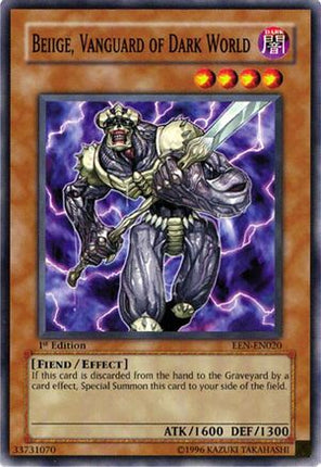 Beiige, Vanguard of Dark World (Common / Short Print) [EEN-EN020] Elemental Energy Unlimited