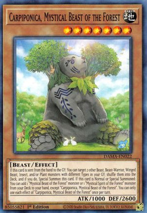 Carpiponica, Mystical Beast of the Forest (Common / Short Print) [DAMA-EN022] 1st Edition