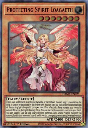 Protecting Spirit Loagaeth (Ultra Rare) [DAMA-EN025] 1st Edition