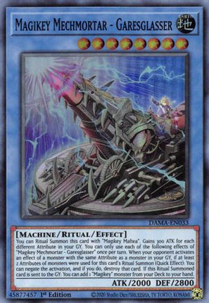 Magikey Mechmortar - Garesglasser (Super Rare) [DAMA-EN033] 1st Edition