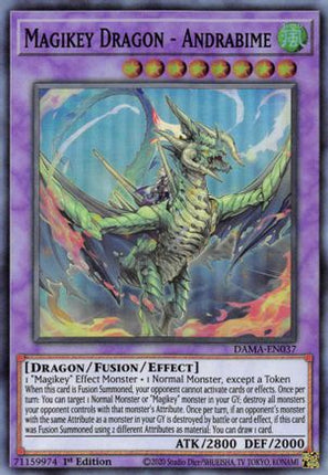 Magikey Dragon - Andrabime (Super Rare) [DAMA-EN037] 1st Edition