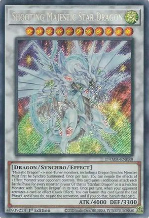 Shooting Majestic Star Dragon (Secret Rare) [DAMA-EN039] 1st Edition