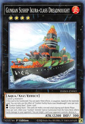 Gunkan Suship Ikura-class Dreadnought (Common / Short Print) [DAMA-EN043] 1st Edition
