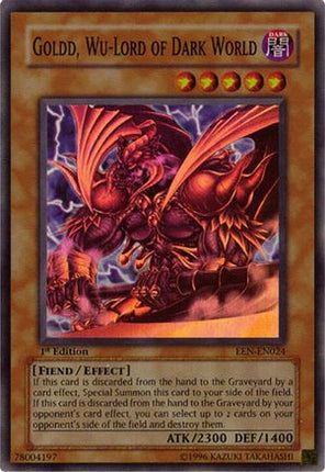 Goldd, Wu-Lord of Dark World (Super Rare) [EEN-EN024] Elemental Energy Unlimited
