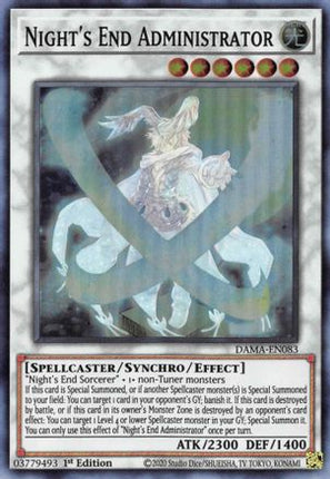 Night's End Administrator (Super Rare) [DAMA-EN083] 1st Edition