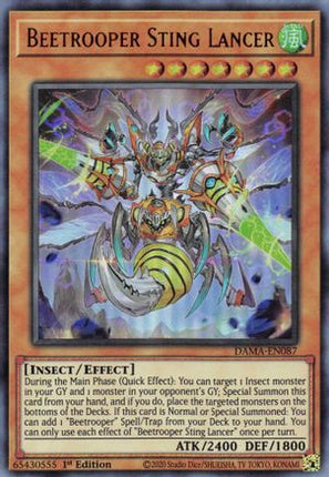 Beetrooper Sting Lancer [DAMA-EN087] Ultra Rare