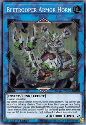 Beetrooper Armor Horn (Super Rare) [DAMA-EN088] 1st Edition