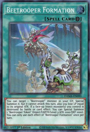 Beetrooper Formation (Super Rare) [DAMA-EN090] 1st Edition