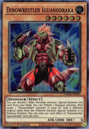 Dinowrestler Iguanodraka (Super Rare) [DAMA-EN094] 1st Edition