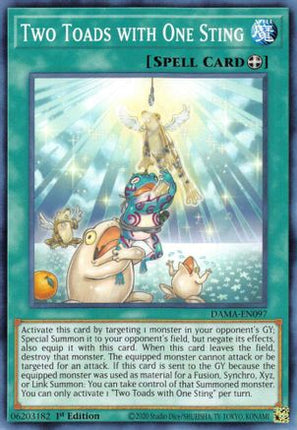 Two Toads with One Sting (Common / Short Print) [DAMA-EN097] 1st Edition