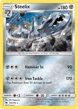 Steelix - 125/214 (Cosmos Holo) [Blister Exclusives] Holofoil