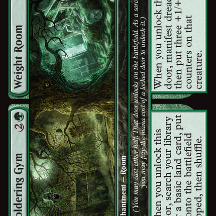 Moldering Gym // Weight Room [Duskmourn: House of Horror] Foil