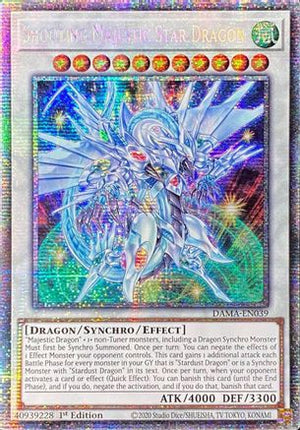 Shooting Majestic Star Dragon (Starlight Rare)  [DAMA-EN039] 1st Edition