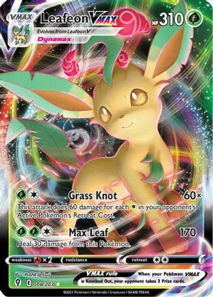 Leafeon VMAX - 8/203 [SWSH07: Evolving Skies] Holofoil