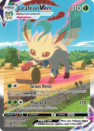 Leafeon VMAX (Alternate Art Secret) - 205/203 [SWSH07: Evolving Skies] Holofoil