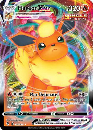 Flareon VMAX - 18/203 [SWSH07: Evolving Skies] Holofoil