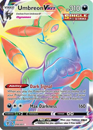 Umbreon VMAX (Secret) - 214/203 [SWSH07: Evolving Skies] Holofoil