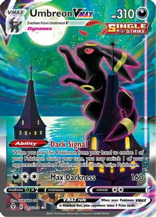 Umbreon VMAX (Alternate Art Secret) - 215/203 [SWSH07: Evolving Skies] Holofoil