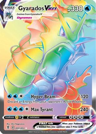 Gyarados VMAX (Secret) - 207/203 [SWSH07: Evolving Skies] Holofoil