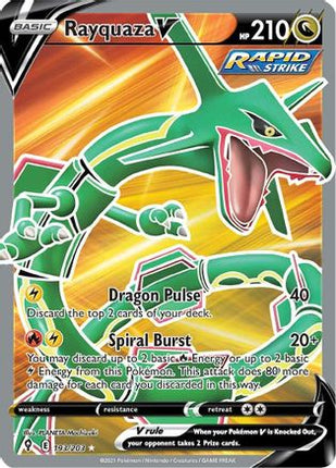 Rayquaza V (Full Art) - 193/203 [SWSH07: Evolving Skies] Holofoil