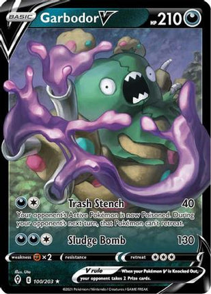 Garbodor V - 100/203 [SWSH07: Evolving Skies] Holofoil