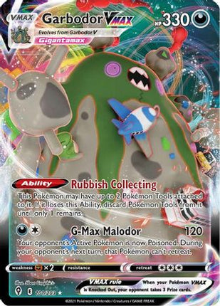 Garbodor VMAX - 101/203 [SWSH07: Evolving Skies] Holofoil