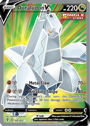Duraludon V (Full Art) - 197/203 [SWSH07: Evolving Skies] Holofoil