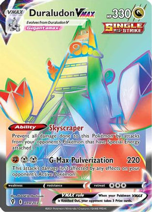 Duraludon VMAX (Secret) - 219/203 [SWSH07: Evolving Skies] Holofoil