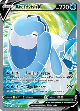 Arctovish V (Full Art) - 176/203 [SWSH07: Evolving Skies] Holofoil