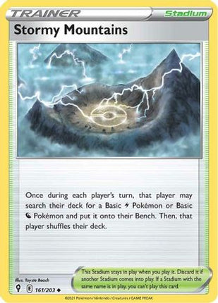 Stormy Mountains - 161/203 [SWSH07: Evolving Skies] Reverse Holofoil