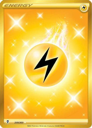 Lightning Energy (Secret) - 235/203 [SWSH07: Evolving Skies] Holofoil
