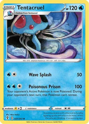 Tentacruel - 27/203 [SWSH07: Evolving Skies] Reverse Holofoil