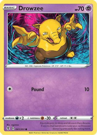 Drowzee - 61/203 [SWSH07: Evolving Skies]