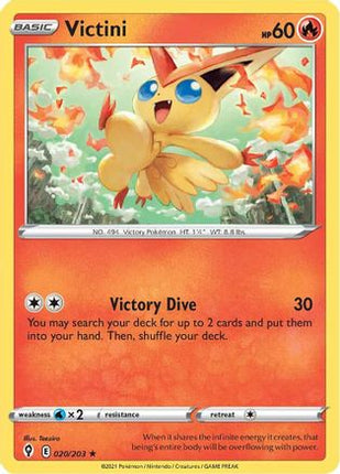 Victini - 20/203 [SWSH07: Evolving Skies] Reverse Holofoil