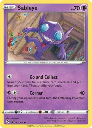 Sableye - 67/203 [SWSH07: Evolving Skies]