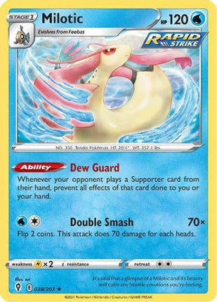 Milotic - 38/203 [SWSH07: Evolving Skies] Reverse Holofoil