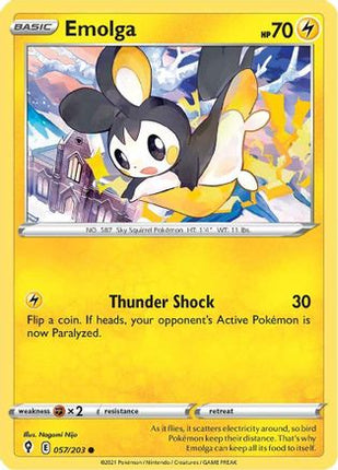 Emolga - 57/203 [SWSH07: Evolving Skies] Reverse Holofoil
