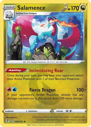 Salamence - 109/203 [SWSH07: Evolving Skies] Holofoil
