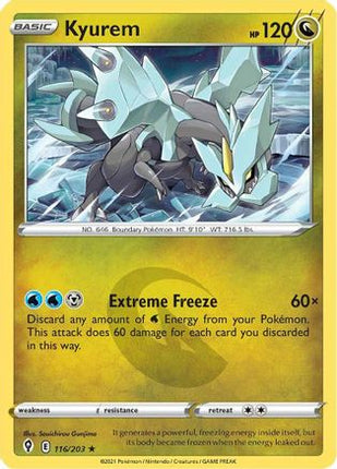 Kyurem - 116/203 [SWSH07: Evolving Skies] Reverse Holofoil