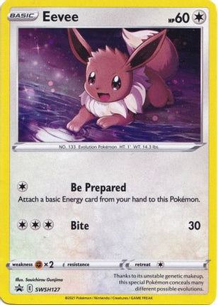 Eevee - SWSH127 - SWSH127/null [SWSH: Sword & Shield Promo Cards] Holofoil