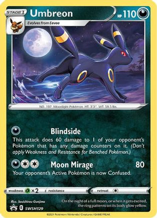 Umbreon - SWSH129 - SWSH129/null [SWSH: Sword & Shield Promo Cards] Holofoil