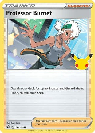Professor Burnet - SWSH167 (25th Anniversary Stamp) - SWSH167/null [SWSH: Sword & Shield Promo Cards]
