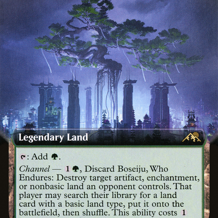 Boseiju, Who Endures (Extended Art) [Kamigawa: Neon Dynasty]