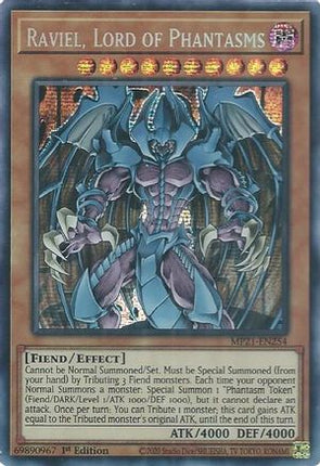 Raviel, Lord of Phantasms (Prismatic Secret Rare) [MP21-EN254] 1st Edition