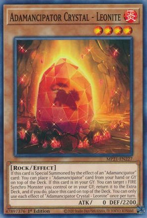Adamancipator Crystal - Leonite (Common / Short Print) [MP21-EN227] 1st Edition