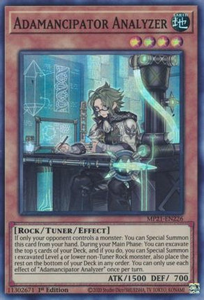 Adamancipator Analyzer (Super Rare) [MP21-EN226] 1st Edition
