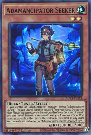 Adamancipator Seeker (Super Rare) [MP21-EN224] 1st Edition